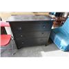 Image 1 : BLACK 3 DRAWER DRESSER