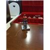 Image 8 : 2 CUTLERY CANTEENS AND SILVER PLATED M STUDIO FIGURINES
