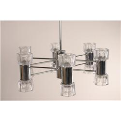 Mid Century Modern Chandelier USA 1970's