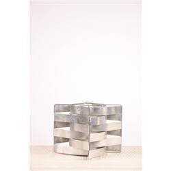 Max Sauze Aluminum lamp, France circa 1970