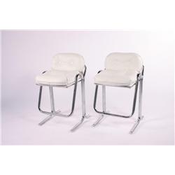 Mid Century Modern Barstools, USA circa 1970