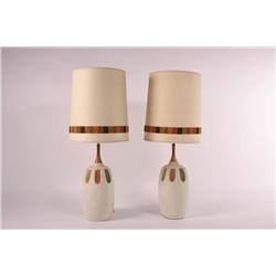 Mid Century Modern Table lamps, USA 1950