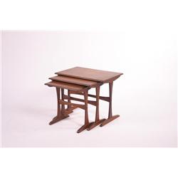 Mid Century Modern Nesting tables, set of 3, USA 1950's