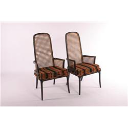 Edwin Lambeth High chairs, pair, USA circa 1950