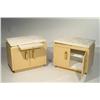 Image 2 : Steven Chase Custom nightstands, pair, USA, c. 1985