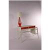 Image 1 : Mid Century Modern Desk with lamp, USA circa 1960-1970