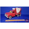 Image 1 : Tonka (Pressed Steel Toy) Tandem Axle Cement Mixer Truck (9"H x 6-1/4"W x 14-1/2"D) (SEE PICS!)