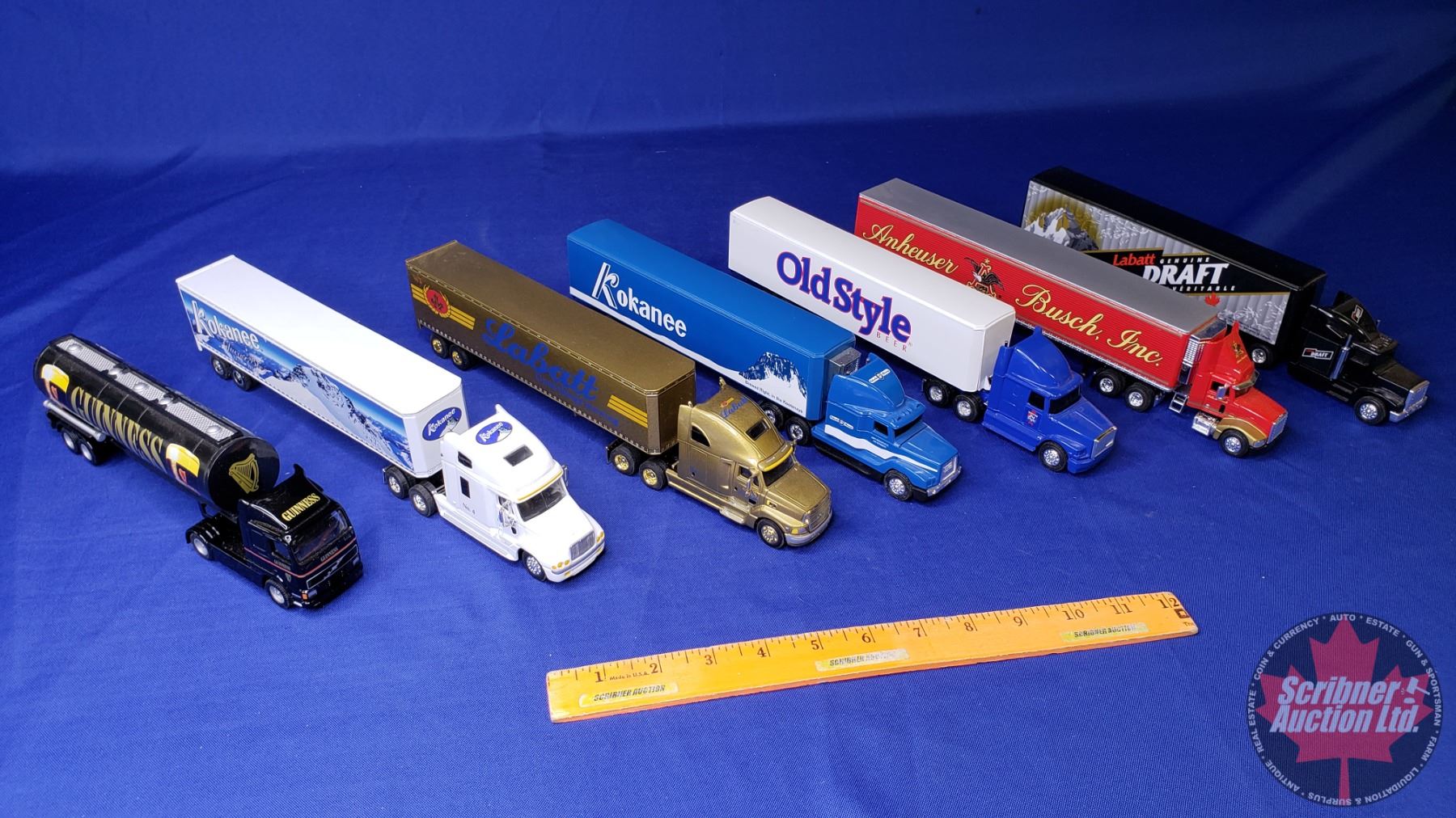 Semi-Truck & Trailer Units Combo ~ Variety of Beer Companies (7) (Incl ...