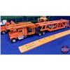 Image 2 : Variety of Semi Truck & Trailer Units Combo : (2 Car Haulers) & (1 Equipment Hauler) (Note: c/w 1 Tr