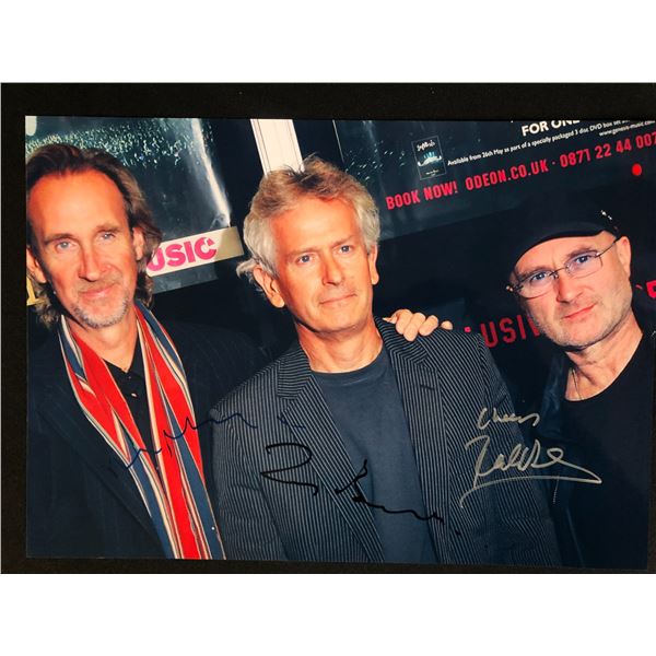 GENESIS BAND SIGNED 8X10 PHOTO (RA COA)