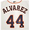 Image 2 : Houston Astros Yordan Alvarez Autographed White Majestic Jersey JSA COA