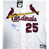 Image 2 : MARK MCGWIRE SIGNED ST. LOUIS CARDINALS STAT JERSEY (BECKETT COA)