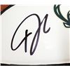 Image 2 : Giannis Antetokounmpo Autographed Official White Logo Basketball BECKETT COA