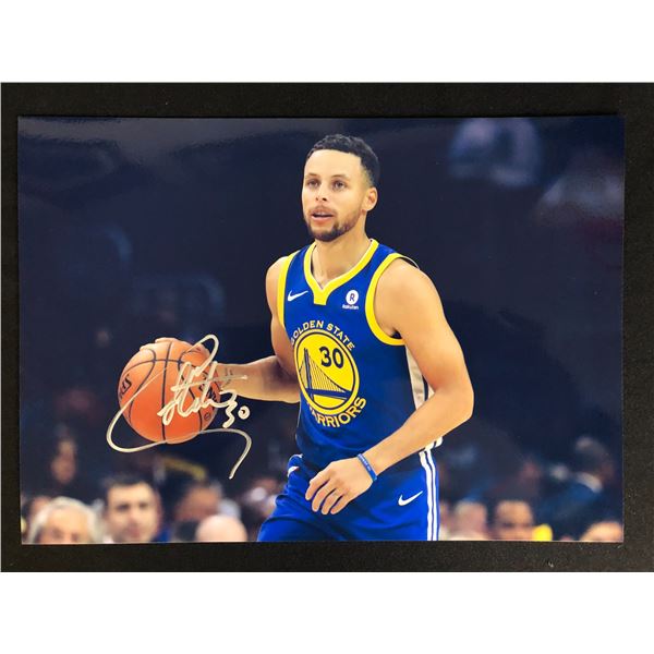 STEPH CURREY SIGNED GOLDENSTATE WARRIORS 8 X 10 (RA COA)