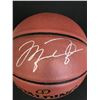 Image 1 : MICHAEL JORDAN SIGNED SPALDING BASKETBALL (IN PERSON AUTHENTICS COA AND HOLO)