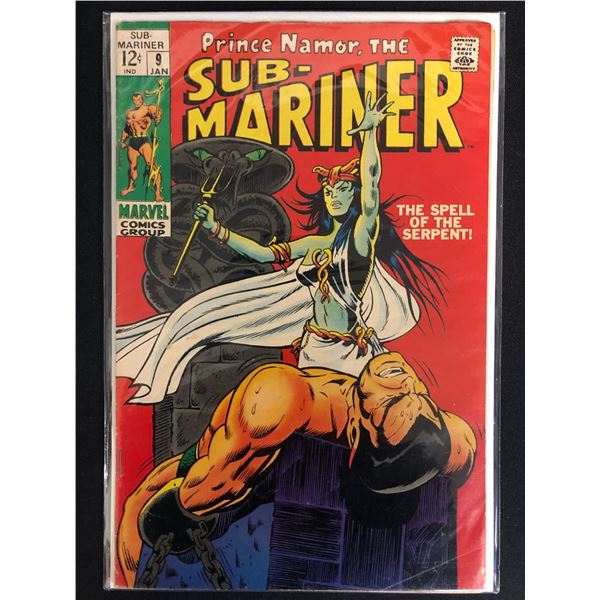 Prince Namor, The SUB-MARINER NO.9 (MARVEL COMICS)