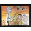 Image 2 : RICK AND MORTY CAST SIGNED 8 X 10 (RA COA)