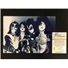 Image 2 : KISS BAND SIGNED 8 X 10 (RA COA)