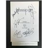 Image 1 : CAST SIGNED GOSSIP GIRL SCRIPT COVER w BLAKE LIVELY, ED WESTWICK + MORE (RA COA)