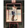 Image 2 : KEN DRYDEN CUSTOM FRAMED 20 X 30 DISPLAY