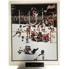 Image 2 : TEAM USA MIRACLE ON ICE CUSTOM FRAMED DISPLAY 24 X 30