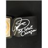 Image 2 : Ricky "The Dragon" Steamboat Signed WWE Intercontinental Heavyweight Champion Belt Inscribed (JSA)