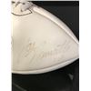 Image 2 : JOE NAMATH SIGNED NY JETS FOOTBALL IN DISPLAY CASE (GLOBAL COA)