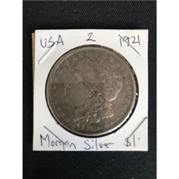 1921 US MORGAN SILVER DOLLAR