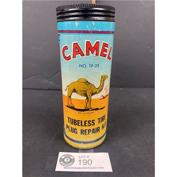 Camel Tubeless Tire Repair Kit No. TP 25 Circa 1955