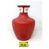 Image 1 : Mid Century Red Urban Wares Ceramic Vase