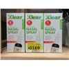 Image 1 : 3 Bags of 3 Xlear Natural Saline Nasal Spray