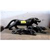 Image 1 : 1 Obsidian & 2 Ceramic Vintage Black Panthers
