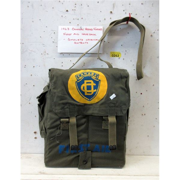 1963 Canadian Army First Aid Haversack