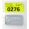 Image 1 : 1 Oz..999+ Silver Ohio Precious Metals Bar