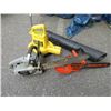 Image 1 : 2 Chainsaws and 1 Electric Blower