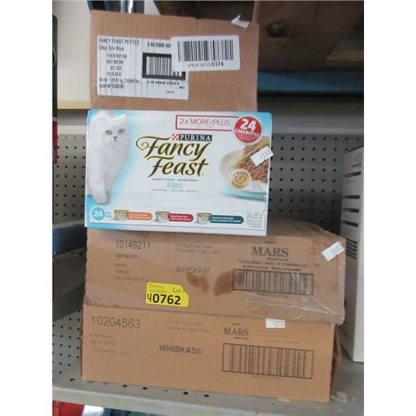 4 Cases of Fancy Feast & Whiskas Wet Cat Food