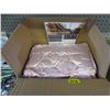 Image 1 : New Pink Sherpa 15 Pound Weighted Blanket