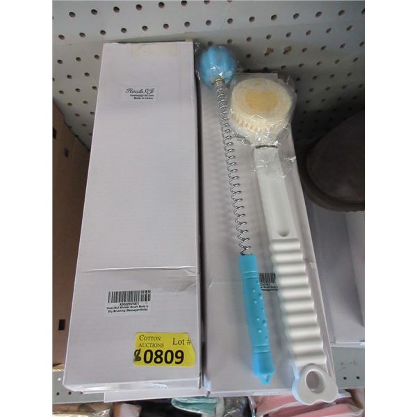 8 New 2 Piece Bath Brush and Massager Sets