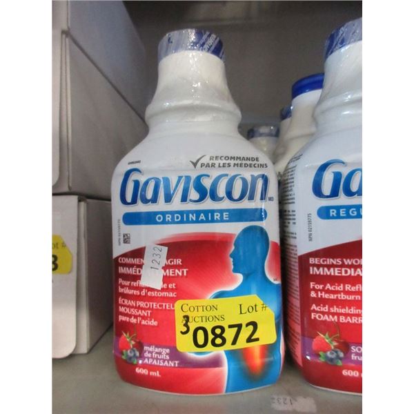 3 x 600 ml Gaviscon Regular Strength Liquid