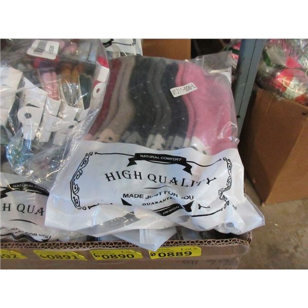 6 Bags of 6 Pairs of Children's Wool Socks