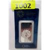 Image 1 : 1 Oz. .9999 Silver Pamp Suisse Lotus Bar