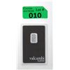 Image 1 : 1 Gram .9995 Platinum Valcambi Suisse Bar