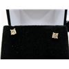 Image 2 : 10 KT Gold Diamond Solitaire Ring & Earrings Set