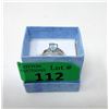 Image 2 : Blue Topaz & Diamond Ring Set in Sterling Silver