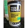 Image 1 : 6 Tub O' Towels Heavy Duty Wipes - 90 per tub