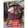 Image 1 : Tote & Flat of 20+ Assorted Canned Food