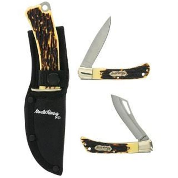 BTI UNCLE HENRY 3PC FIXED/FOLDER SHOT GLASS