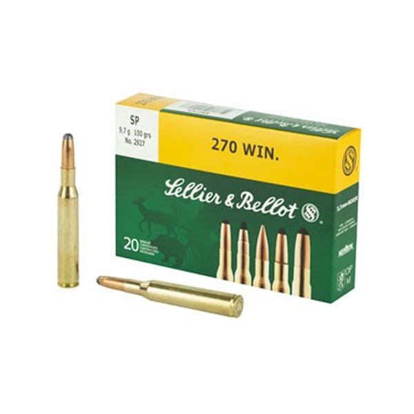 S& B 270WIN 150GR SP - 20 Rds