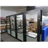 Image 1 : 8-Black Station Divider w/Mirror, Shelf & Drawer - 8 X $