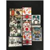 Image 1 : GAME USED JERSEY HOCKEY CARD LOT